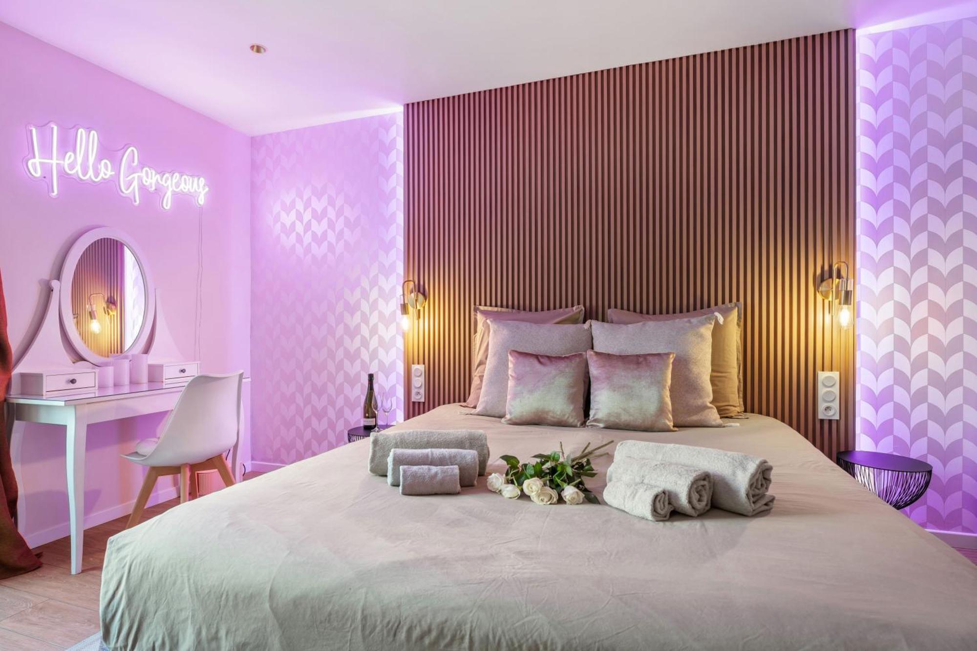 Nice Renting - Love Room Massena - Luxe Room - Jacuzzi - Terrace - King Bed - Ac Экстерьер фото